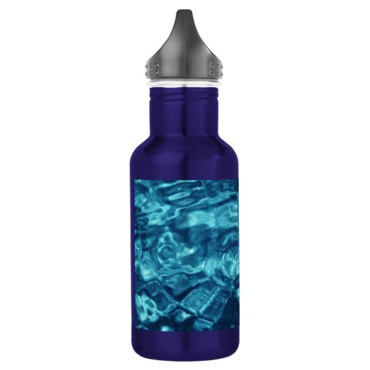 Bouteille D'eau En Acier Inoxydable Abstrait bleu (Gauche)