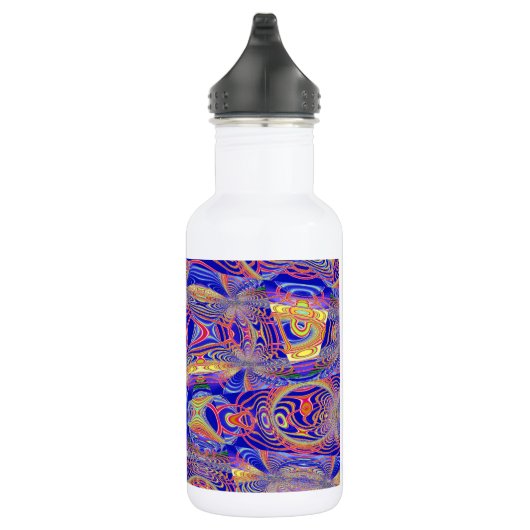 Bouteille D'eau En Acier Inoxydable Abstrait fractal 061012a (Droite)