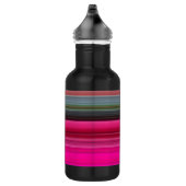 Bouteille D'eau En Acier Inoxydable Abstrait n° 1 : Cerise et gris (Droite)