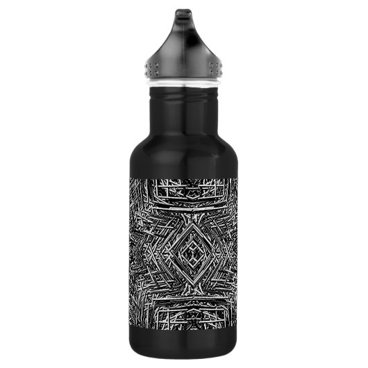 Bouteille D'eau En Acier Inoxydable Acier inoxydable d'étoile filante noire (Droite)