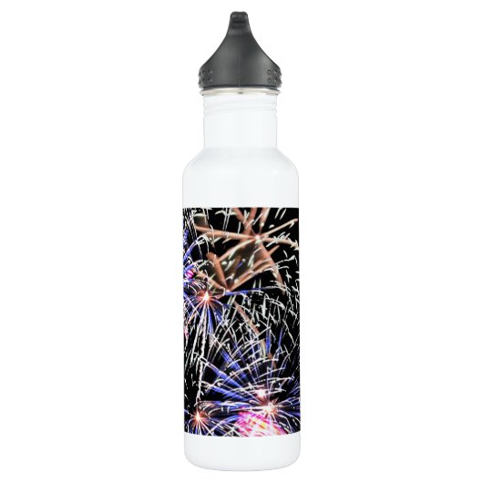 Bouteille D'eau En Acier Inoxydable Affichage Fireworks (Droite)