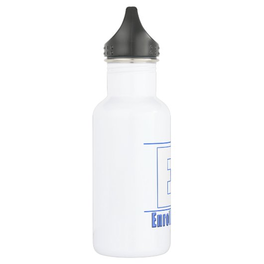 BOUTEILLE D'EAU EN ACIER INOXYDABLE AGENT ENROULÉ EA LOGO1 (Gauche)