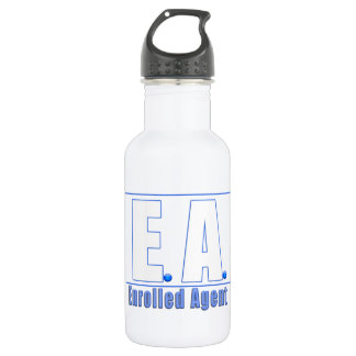 BOUTEILLE D'EAU EN ACIER INOXYDABLE AGENT ENROULÉ EA LOGO1