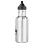 Bouteille d'eau en acier inoxydable aimant de file (Droite)