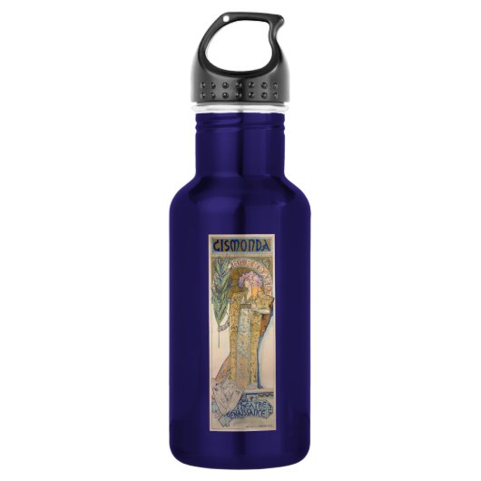 Bouteille D'eau En Acier Inoxydable Alphonse Mucha (Devant)