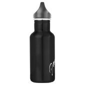 Bouteille D'eau En Acier Inoxydable Aluminium noir 32oz (Gauche)