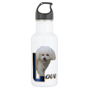Bouteille D'eau En Acier Inoxydable Amour de Bichon Frise