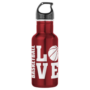 Bouteille D'eau En Acier Inoxydable Amour du basket-ball