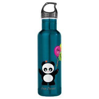 Bouteille D'eau En Acier Inoxydable Amour Panda®