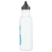 Bouteille D'eau En Acier Inoxydable ananas bleu (Droite)