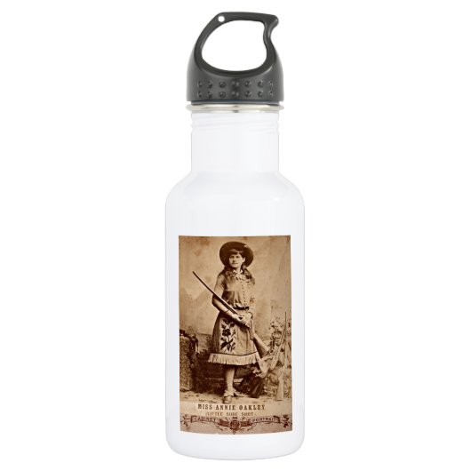 Bouteille D'eau En Acier Inoxydable Annie Oakley Sepia (Devant)