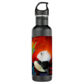 Bouteille D'eau En Acier Inoxydable Ara curieux (Devant)