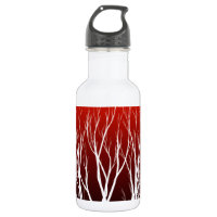 Arbre de vie : Arbres blancs sur l'art rouge