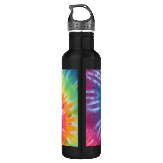 Bouteille D'eau En Acier Inoxydable Arc en arc-en-ciel teint spiral (Dos)