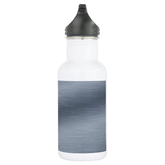 Bouteille D'eau En Acier Inoxydable Arrière - plan en acier brossé (Droite)