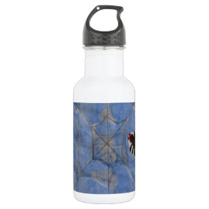 Bouteille D'eau En Acier Inoxydable Art par Enfants, Araignée avec toile, dessin