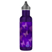 Bouteille D'eau En Acier Inoxydable Art pourpre de papillon (Droite)