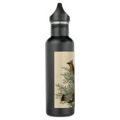 Bouteille D'eau En Acier Inoxydable Audubon Cèdre cire oiseau (Gauche)