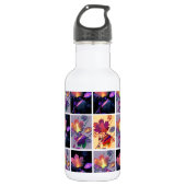 Bouteille D'eau En Acier Inoxydable Autumn Leaves Rustic Patchwork (Devant)