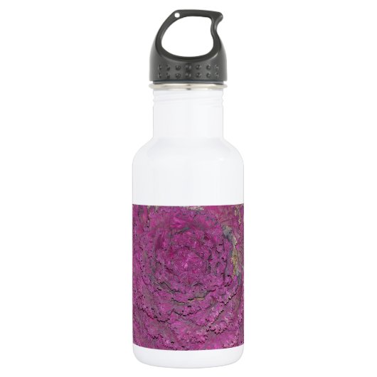 Bouteille D'eau En Acier Inoxydable avec chou violet (Devant)