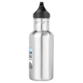 Bouteille d'eau en acier inoxydable avec logo des (Droite)