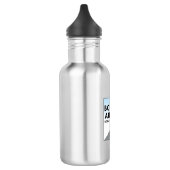 Bouteille d'eau en acier inoxydable avec logo des (Gauche)