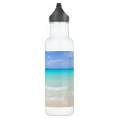 Bouteille D'eau En Acier Inoxydable Azure Blue Caribbean Tropical Beach (Droite)
