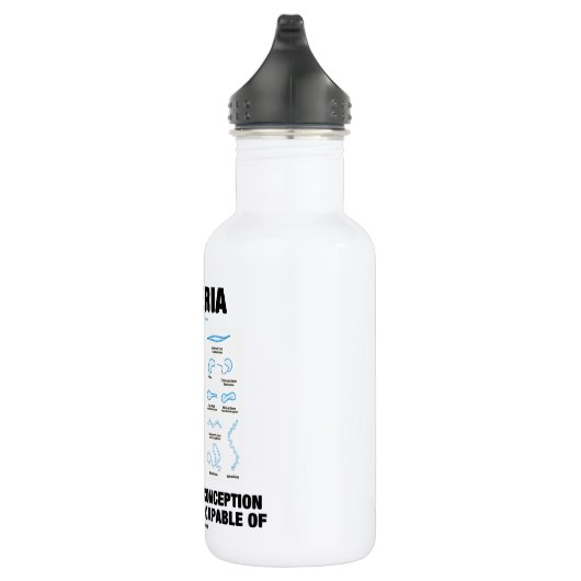 Bouteille D'eau En Acier Inoxydable Bactéries changeant notre conception quelle vie (Droite)