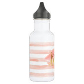 Bouteille D'eau En Acier Inoxydable Baiser d'aquarelle Blush Pink Gold XOXO (Gauche)