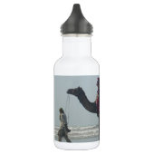 Bouteille D'eau En Acier Inoxydable Balade en chameaux tribaux : Marée matinale Sables (Gauche)