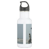 Bouteille D'eau En Acier Inoxydable Balade en chameaux tribaux : Marée matinale Sables (Dos)