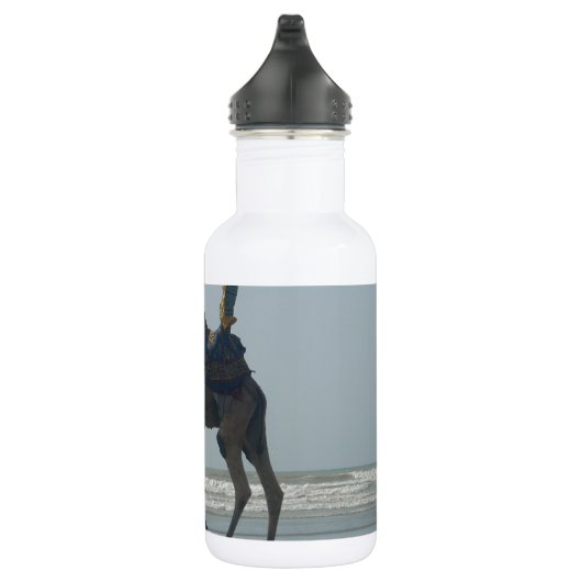 Bouteille D'eau En Acier Inoxydable Balade en chameaux tribaux : Marée matinale Sables (Droite)