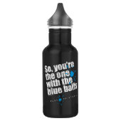 Bouteille D'eau En Acier Inoxydable Ballons Bleus Paintball (Gauche)