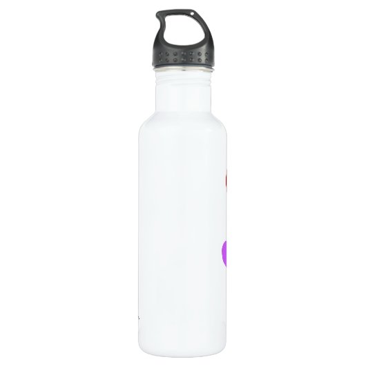 Bouteille D'eau En Acier Inoxydable Ballons cardiaques volants (Dos)