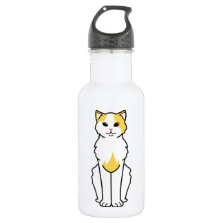 Bouteille D'eau En Acier Inoxydable Bande dessinée anatolienne de chat