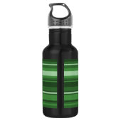 Bouteille D'eau En Acier Inoxydable Bandes vertes (Dos)
