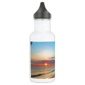 Bouteille D'eau En Acier Inoxydable Bateau Sur Une Plage (Gauche)