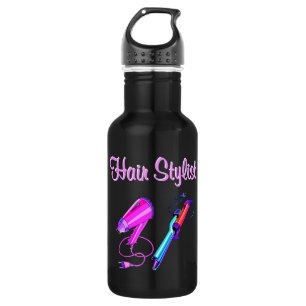 BOUTEILLE D'EAU EN ACIER INOXYDABLE BEAU CHEVEUX STYLISTE TEE - SHIRTS ET CADEAUX