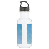 Bouteille D'eau En Acier Inoxydable Beau Ciel Bleu Doux avec Nuages Dreamy (Dos)