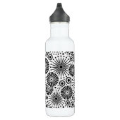 Bouteille D'eau En Acier Inoxydable Beau noir et blanc rétro (Droite)