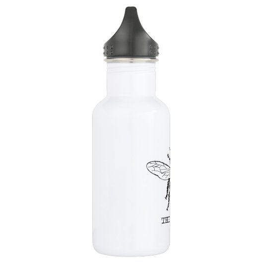 Bouteille D'eau En Acier Inoxydable Bee Worker Honey Black Bumblebee (Gauche)