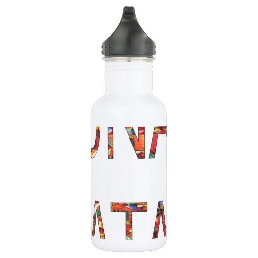 Bouteille D'eau En Acier Inoxydable Belle conception d'art tendance extraordinaire per (Droite)