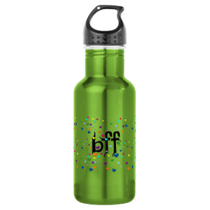 Bouteille D'eau En Acier Inoxydable bff ~ coeurs