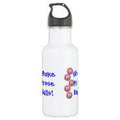 Bouteille D'eau En Acier Inoxydable Bingo-test ! Secouez ces boules ! (Dos)