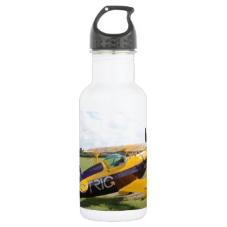 Bouteille D'eau En Acier Inoxydable Biplan Acrobatie Sur Le Terrain