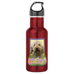 Bouteille D'eau En Acier Inoxydable Biscuits d'oeuf de pâques - GoldenDoodle