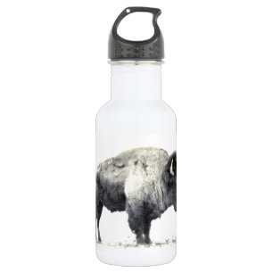 Bouteille D'eau En Acier Inoxydable Bison américain