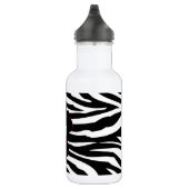 Bouteille D'eau En Acier Inoxydable Black and White Zebra Print 32. oz. (Droite)