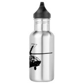 Bouteille D'eau En Acier Inoxydable Black Hawk (Droite)