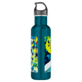 Bouteille D'eau En Acier Inoxydable Bleu de baleine de beluga (Dos)